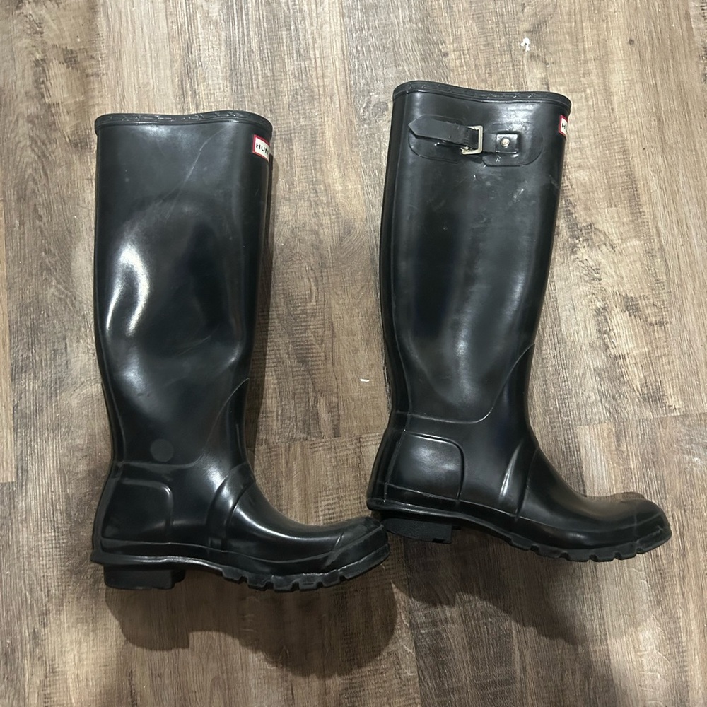 Hunter boots size 8